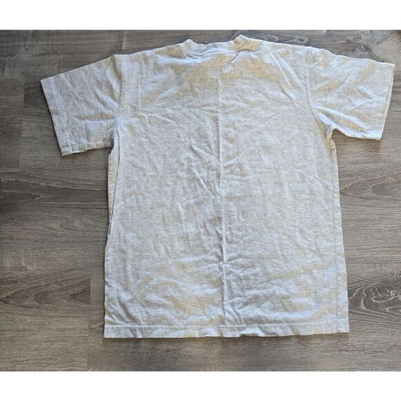 Vintage Adidas T Shirt Youth XL Gray Big Logo - Picture 6 of 7